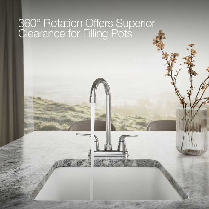 KOHLER K-30617 Jolt Two-handle bar sink faucet