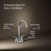 KOHLER K-30617 Jolt Two-handle bar sink faucet