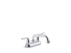 Kohler Jolt Two-handle utility sink faucet with 3/4" threaded GHT spout