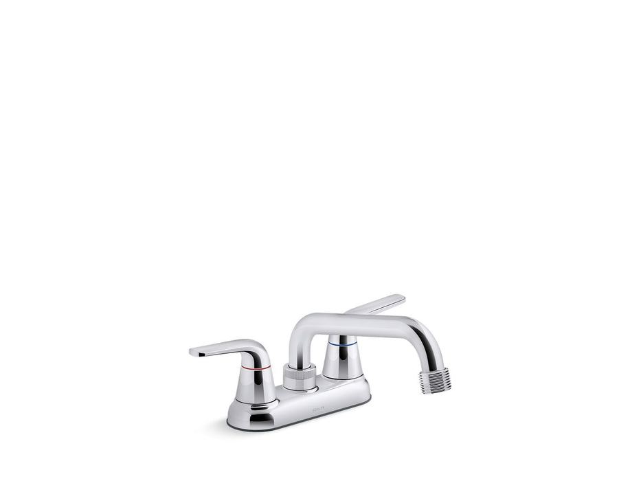 Kohler Jolt Two-handle utility sink faucet with 3/4" threaded GHT spout