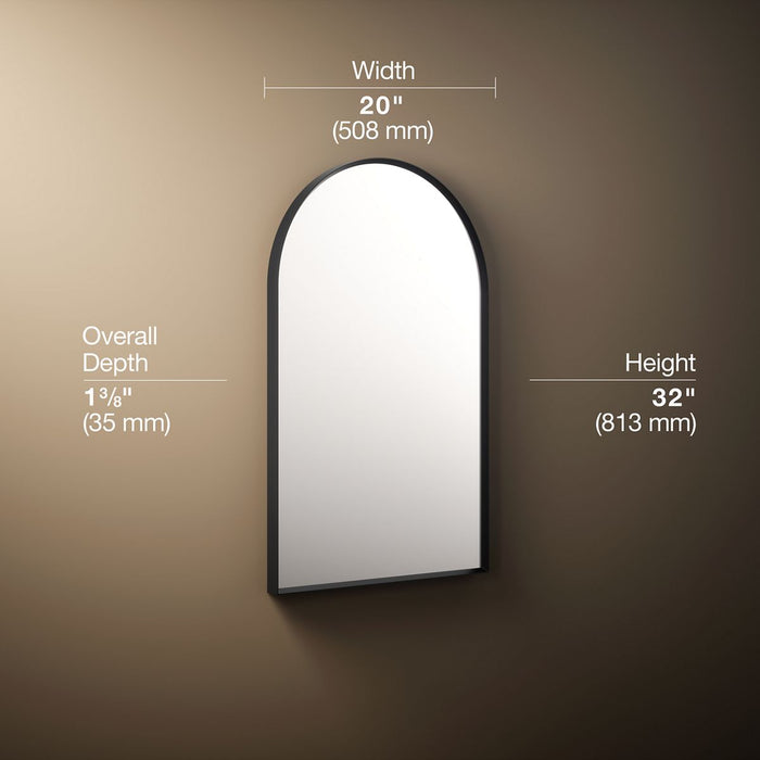 3/4 view of product with dimensions