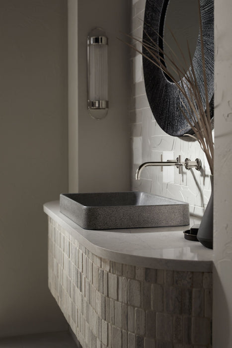 KOHLER K-30673-N Vox 23" rectangular vessel bathroom sink, no overflow