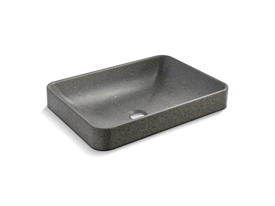 KOHLER K-30673-N Vox 23" rectangular vessel bathroom sink, no overflow