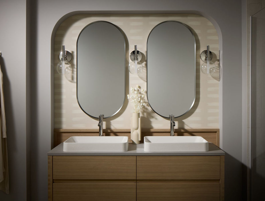 Kohler Vox 23" rectangular vessel bathroom sink, no overflow