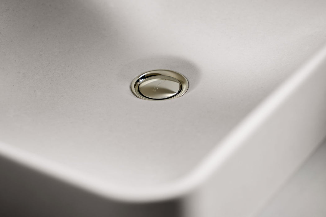 Kohler Vox 23" rectangular vessel bathroom sink, no overflow