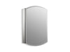 KOHLER Archer 20" W x 31" H aluminum single-door medicine cabinet, beveled edges