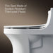 KOHLER KOHLER K-30783 Lithe Quiet-Close elongated toilet seat