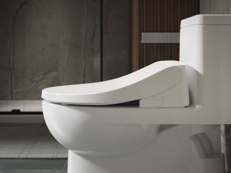 KOHLER K-30804 PureWash Round-front Bidet Toilet Seat with Remote Control
