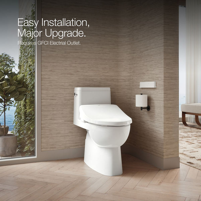 Kohler PureWash Elongated bidet toilet seat with remote control