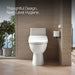 Kohler PureWash Elongated bidet toilet seat with remote control