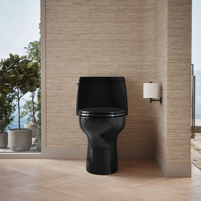 KOHLER K-30811 Santa Rosa One-piece compact elongated 1.6 gpf toilet with Revolution 360 swirl flushing technology