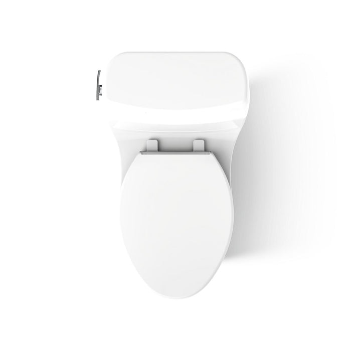 KOHLER K-30811 Santa Rosa One-piece compact elongated 1.6 gpf toilet with Revolution 360 swirl flushing technology