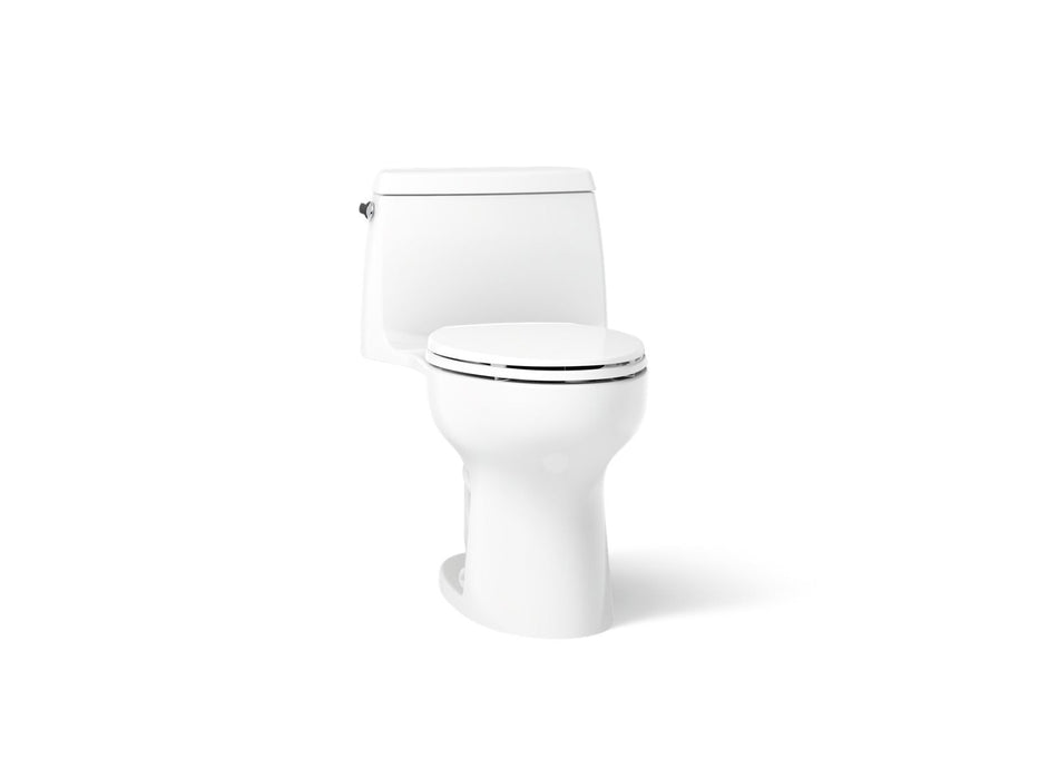 KOHLER K-30812 Santa Rosa ContinuousClean ST one-piece compact elongated toilet, 1.28 gpf