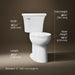 3/4 view of product with dimensions