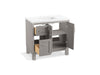 Kohler Quo 36" bathroom vanity cabinet with sink and quartz top