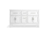 Kohler Quo 60" bathroom vanity cabinet with sinks and quartz top