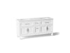 Kohler Quo 72" bathroom vanity cabinet with sinks and quartz top