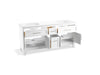 Kohler Quo 72" bathroom vanity cabinet with sinks and quartz top