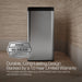 Kohler 3-gallon open-top trash can