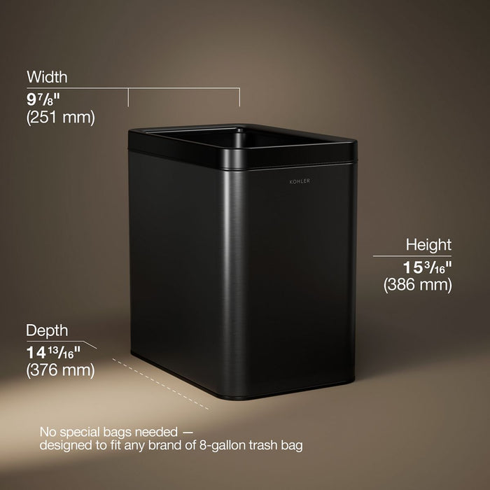 Kohler 6-1/2-gallon open-top trash can
