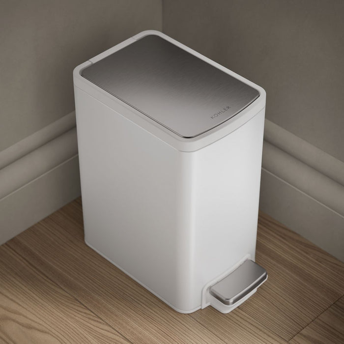 Kohler 1-1/2-gallon step trash can