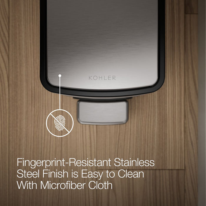 Kohler 1-1/2-gallon step trash can