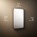 3/4 view of product with dimensions