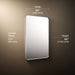 3/4 view of product with dimensions