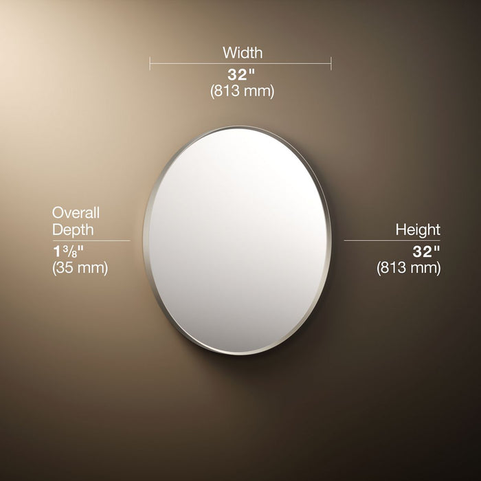 3/4 view of product with dimensions