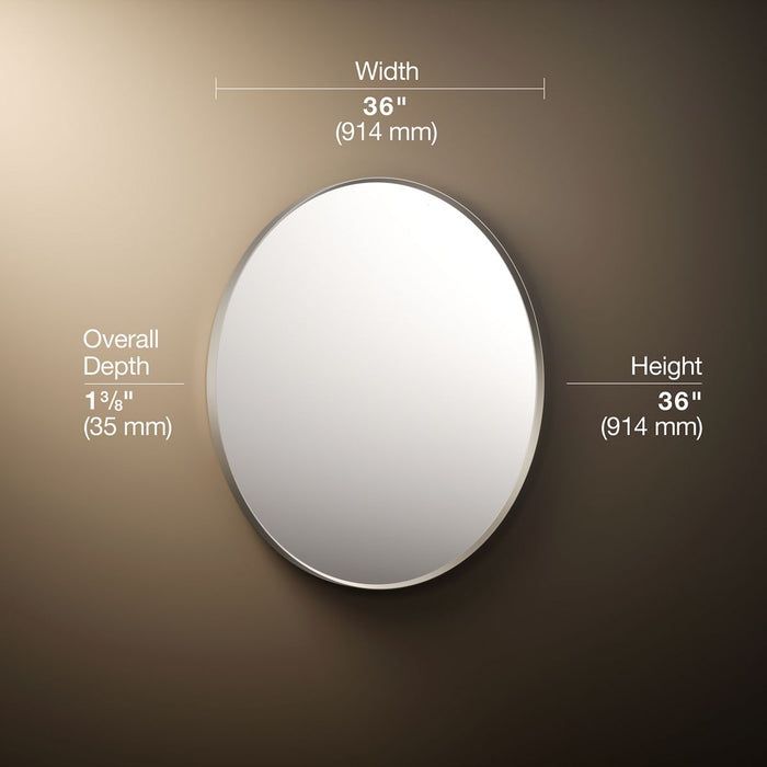 3/4 view of product with dimensions