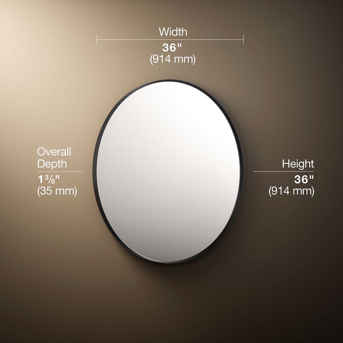3/4 view of product with dimensions