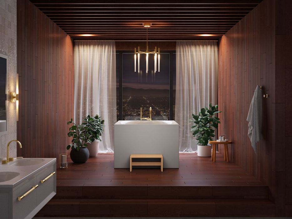 KOHLER K-31404 Stillness 46" x 46" freestanding bath