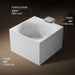 KOHLER K-31405-PFET Stillness 46" x 46" freestanding bath
