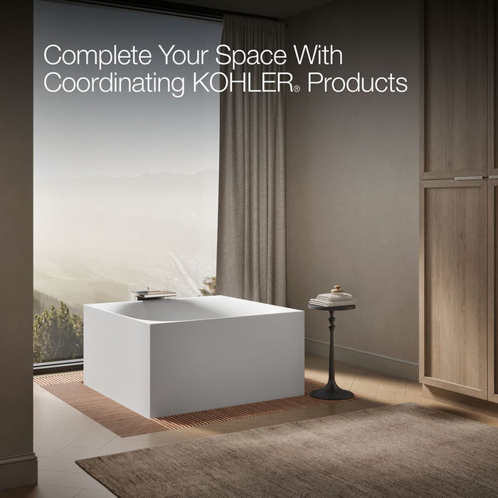 KOHLER K-31405-INF Stillness 72" x 72" freestanding bath