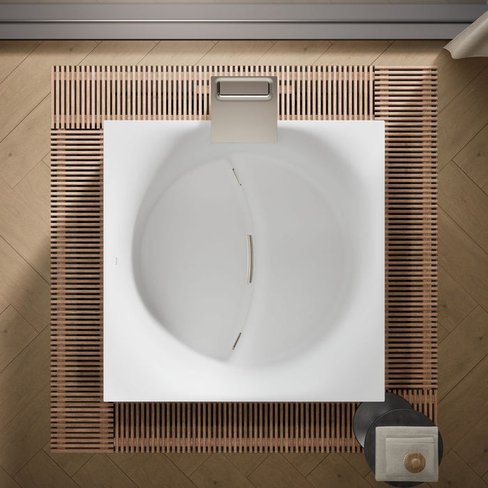 KOHLER K-31405-INF Stillness 72" x 72" freestanding bath