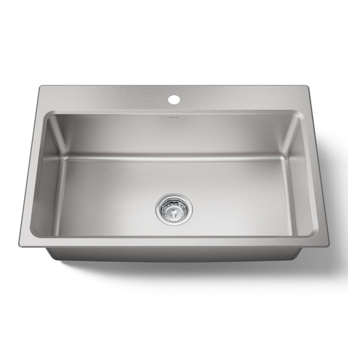 KOHLER K-31466-1 Prologue 33" top-/undermount single-bowl kitchen sink