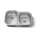 KOHLER Undertone 31" undermount double-bowl kitchen sink