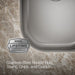 KOHLER Undertone 31" undermount double-bowl kitchen sink