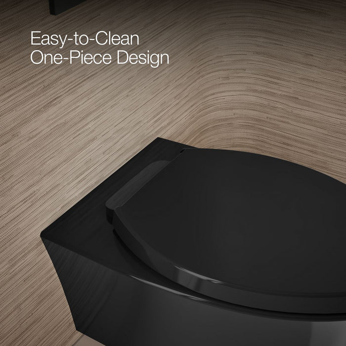Kohler Veil Wall-hung compact elongated toilet, dual-flush