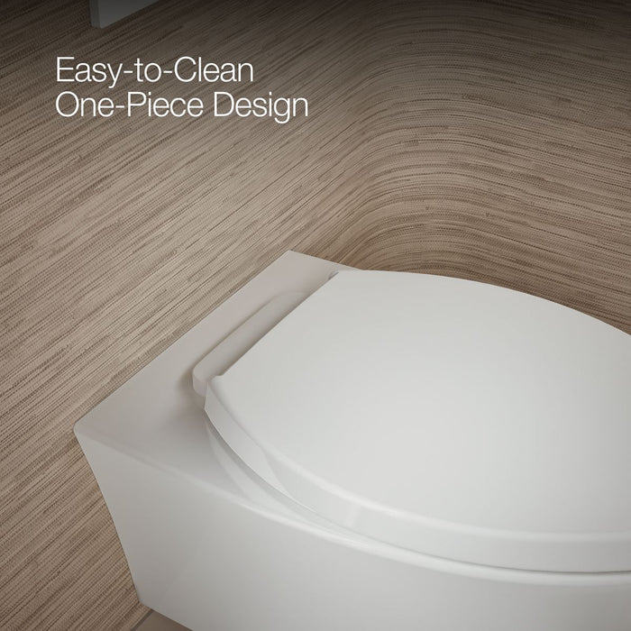 Kohler Veil Wall-hung compact elongated toilet, dual-flush