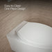 Kohler Veil Wall-hung compact elongated toilet, dual-flush