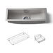 KOHLER K-3154 Undertone Trough 22" undermount single-bowl kitchen sink