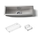 KOHLER K-3154 Undertone Trough 22" undermount single-bowl kitchen sink, stainless steel - view 5