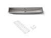 KOHLER K-3156 Undertone Trough 43" undermount single-bowl kitchen sink, stainless steel