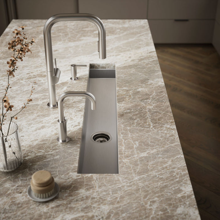 KOHLER K-3156 Undertone Trough 43" undermount single-bowl kitchen sink
