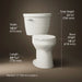 3/4 view of product with dimensions