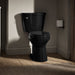 KOHLER K-31620 Cimarron Two-piece elongated toilet, 1.6 gpf - Black Black