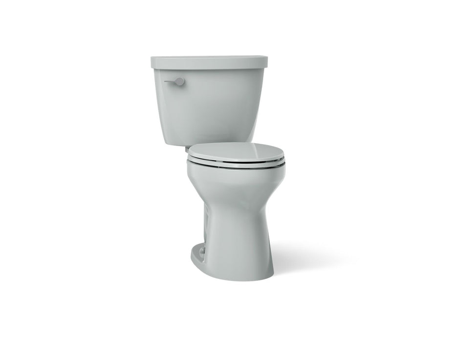 KOHLER K-31620-RA Cimarron Two-piece elongated toilet, 1.6 gpf, ice grey