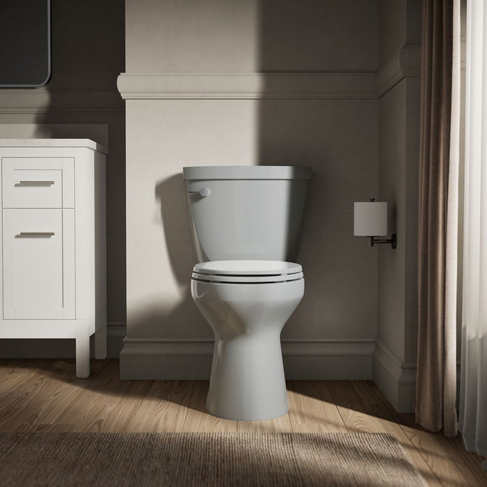 KOHLER K-31620-RA Cimarron Two-piece elongated toilet, 1.6 gpf, ice grey - view 4