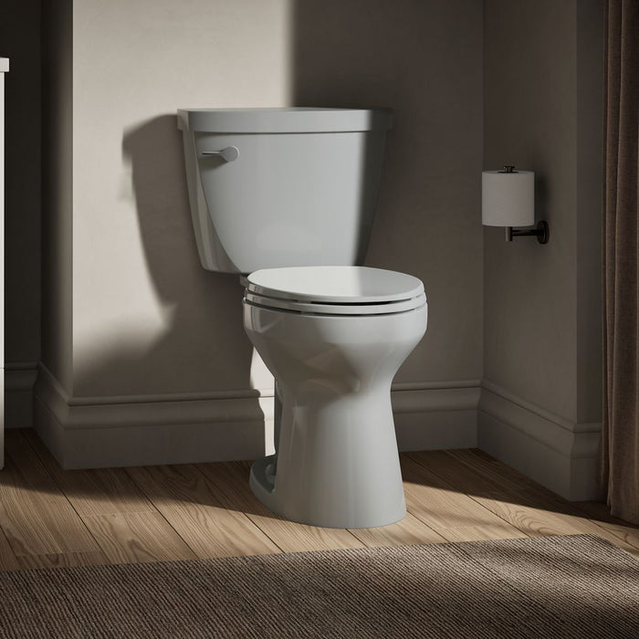 KOHLER K-31620 Cimarron Two-piece elongated toilet, 1.6 gpf - Ice Grey